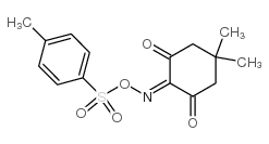 O-Tosyl-5,5-dimethyl-cyclohexane-1,2,3-trione 2-oxime Structure