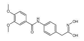 N-[4-[2-(hydroxyamino)-2-oxoethyl]phenyl]-3,4-dimethoxybenzamide Structure