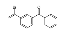 [3-(1-bromoethenyl)phenyl]-phenylmethanone Structure