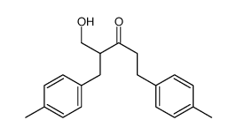 1-hydroxy-5-(4-methylphenyl)-2-[(4-methylphenyl)methyl]pentan-3-one Structure