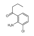 1-(2-amino-3-chlorophenyl)butan-1-one Structure