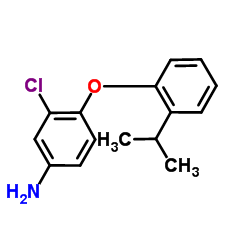 3-Chloro-4-(2-isopropylphenoxy)aniline Structure