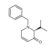 (2S)-1-benzyl-2-isopropyl-1,6-dihydropyridin-3(2H)-one Structure