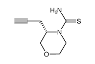 (3S)-3-(prop-2-yn-1-yl)morpholine-4-carbothioamide Structure