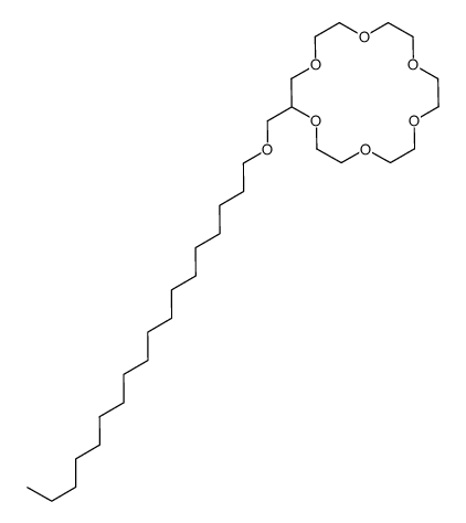 2-(octadecoxymethyl)-1,4,7,10,13,16-hexaoxacyclooctadecane Structure