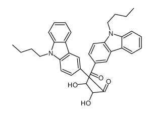 1,4-bis(9-butylcarbazol-3-yl)-2,3-dihydroxybutane-1,4-dione Structure