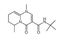 1,6-dimethyl-4-oxo-1,6,7,8-tetrahydro-4H-pyrido[1,2-a]pyrimidine-3-carboxylic acid tert-butylamide Structure
