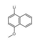 (4-methoxynaphthalen-1-yl)lithium Structure