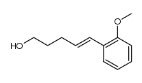 5-(2-methoxyphenyl)pent-4-en-1-ol Structure