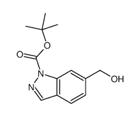 tert-butyl 6-(hydroxyMethyl)-1H-indazol-1-carboxylate structure