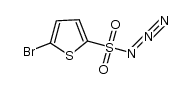 5-bromothiophene-2-sulfonyl azide Structure