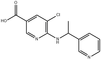 5-Chloro-6-{[1-(pyridin-3-yl)ethyl]amino}pyridine-3-carboxylic Acid picture