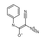 1-anilino-2-cyano-2-diazonioethenolate结构式