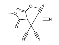 dimethyl 2,2,3,3-tetracyanocyclopropane-1,1-dicarboxylate Structure