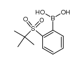 (2-(tert-butylsulfonyl)phenyl)boronic acid Structure