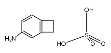 Bis-[Benzocyclobuten-4-ammonium]-Sulfat Structure