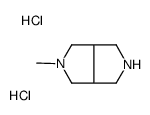 2-METHYLOCTAHYDROPYRROLO[3,4-C]PYRROLE DIHYDROCHLORIDE Structure