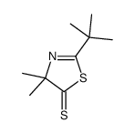 2-tert-butyl-4,4-dimethyl-1,3-thiazole-5-thione Structure