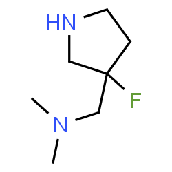 3-Pyrrolidinemethanamine,3-fluoro-N,N-dimethyl-(9CI)结构式