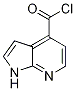 1H-pyrrolo[2,3-b]pyridine-4-carbonyl chloride结构式