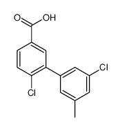 4-chloro-3-(3-chloro-5-methylphenyl)benzoic acid Structure