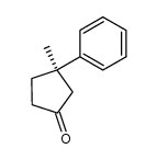 (R)-methyl 3-oxo-1-phenylcyclopentanecarboxylate结构式