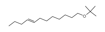 (E)-12-(tert-butoxy)dodec-4-ene结构式