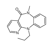 6-methyl-11-propylpyrido[3,2-c][1,5]benzodiazepin-5-one结构式