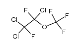 1,1,2-trichloro-1,2-difluoro-2-(trifluoromethoxy)ethane Structure