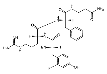 -D-Arg-Phe-βAla-NH2结构式