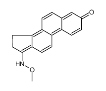 17-(methoxyamino)-15,16-dihydrocyclopenta[a]phenanthren-3-one结构式