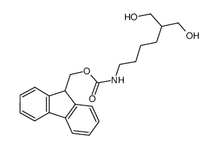 (9H-Fluoren-9-Yl)Methyl (6-Hydroxy-5-(Hydroxymethyl)Hexyl)Carbamate structure