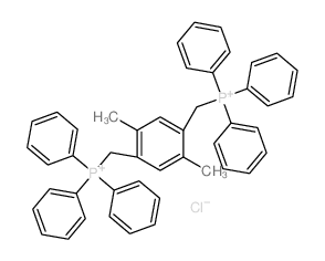 Phosphonium,[(2,5-dimethyl-1,4-phenylene)bis(methylene)]bis[triphenyl-, dichloride (9CI) Structure