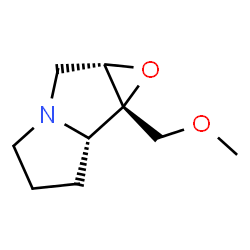 (7aS)-1β,2β-Epoxy-1-(methoxymethyl)hexahydro-1H-pyrrolizine structure