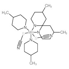 Manganese,tetrakis(4-picoline)bis(thiocyanato)- (8CI)结构式