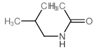 Acetamide,N-(2-methylpropyl)- structure