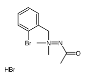 acetamido-[(2-bromophenyl)methyl]-dimethylazanium,bromide结构式