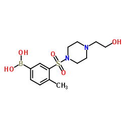 (3-((4-(2-羟基乙基)哌嗪-1-基)磺酰)-4-甲基苯基)硼酸图片