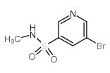 5-溴-N-甲基吡啶-3-磺酰胺结构式