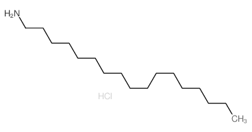 HEPTADECYLAMINE, HYDROCHLORIDE Structure