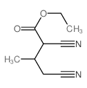 ethyl 2,4-dicyano-3-methyl-butanoate structure