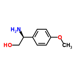 (2S)-2-Amino-2-(4-methoxyphenyl)ethanol Structure