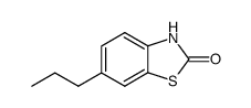 2(3H)-Benzothiazolone,6-propyl-(9CI)结构式