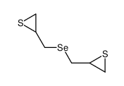 2-(thiiran-2-ylmethylselanylmethyl)thiirane结构式