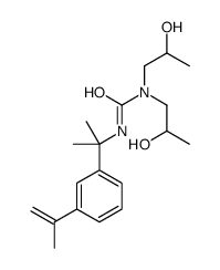 N,N-BIS(2-HYDROXYPROPYL)-N'-(ALPHA,ALPHA-DIMETHYL-3-ISOPROPENYLBENZYL)UREA Structure