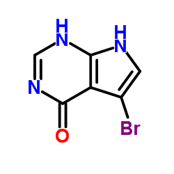 5-Bromo-3,7-dihydro-4H-pyrrolo[2,3-d]pyrimidin-4-one structure