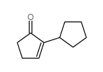 2-cyclopentylcyclopent-2-en-1-one Structure