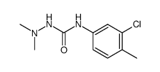 N-(3-chloro-4-methylphenyl)-2,2-dimethylhydrazinecarboxamide Structure