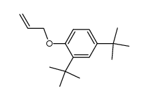 1-allyloxy-2,4-di-tert-butylbenzene结构式