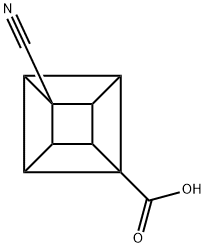 (1S,2R,3R,8S)-4-Cyanocubane-1-carboxylic acid Structure